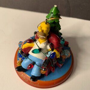 Vintage Bradford Edition Finishing Touch SIMPSON ILLUMINATED  Christmas Ornament
